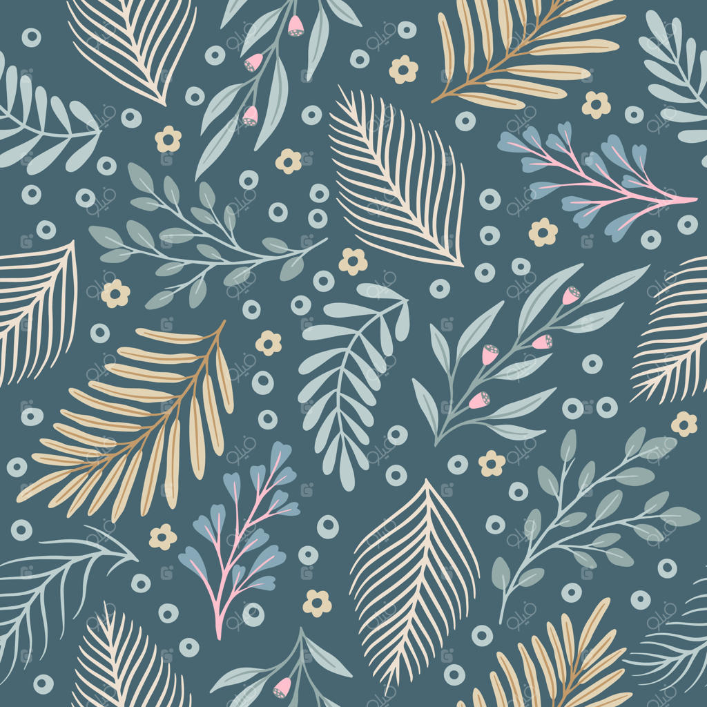 طرح‌های یکپارچه گل‌دار: طراحی وکتور برای کاغذ، جلد، پارچه و دکوراسیون داخلی