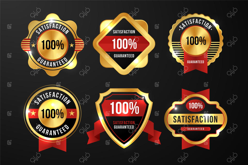 جمع‌آوری نشان تضمین ۱۰۰ درصدی