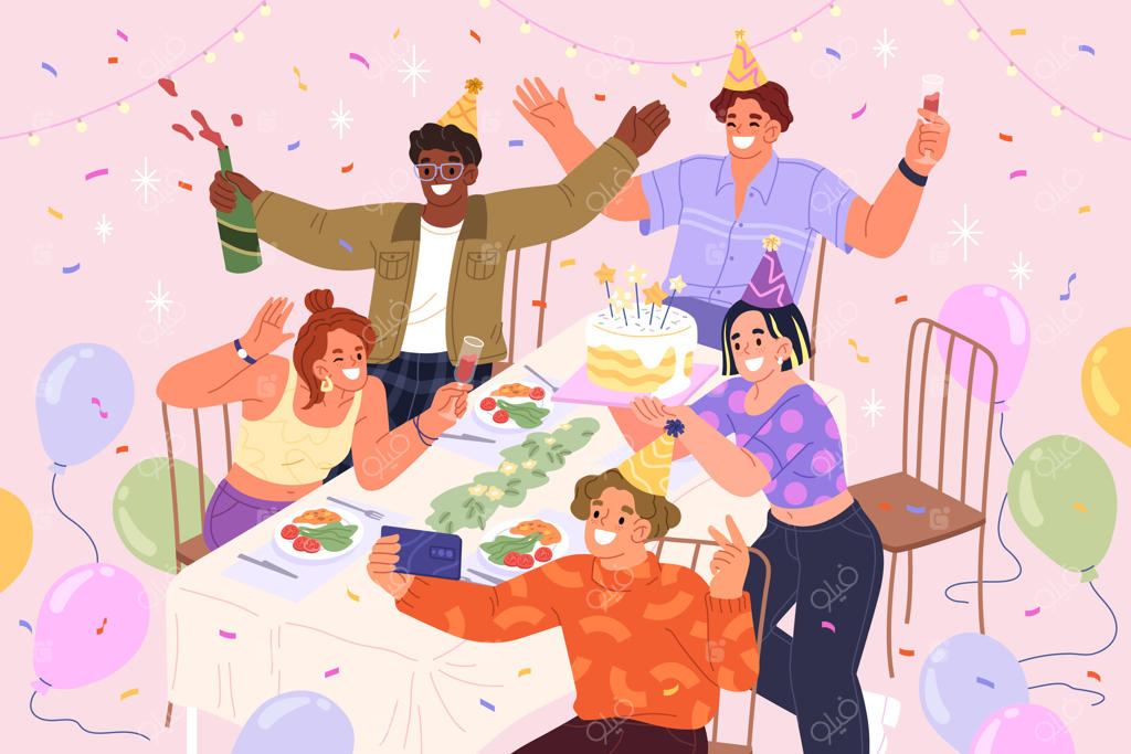 تصویرسازی تخت برای تولد