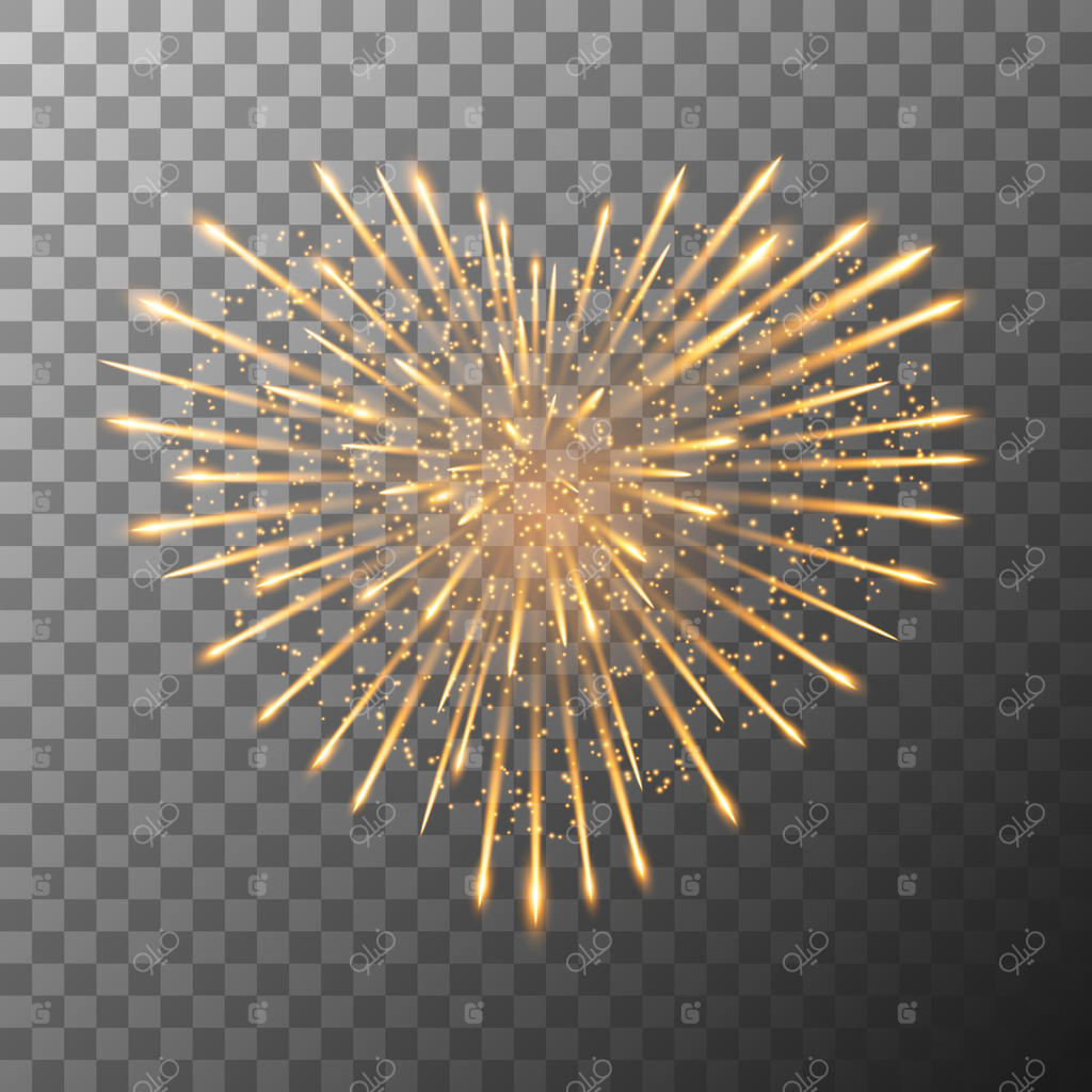 انفجار آتش‌بازی به شکل قلب