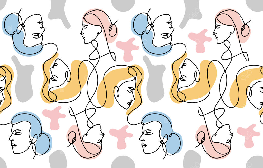 پترن انتزاعی و یکپارچه برای پس‌زمینه