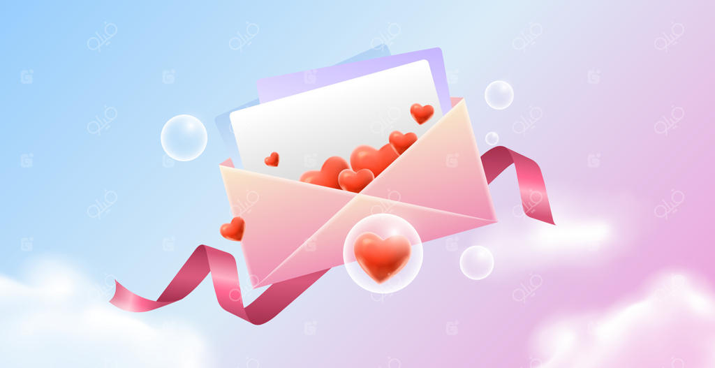 قلب‌ها با نامه‌ها در آسمان عاشقانه پرواز می‌کنند