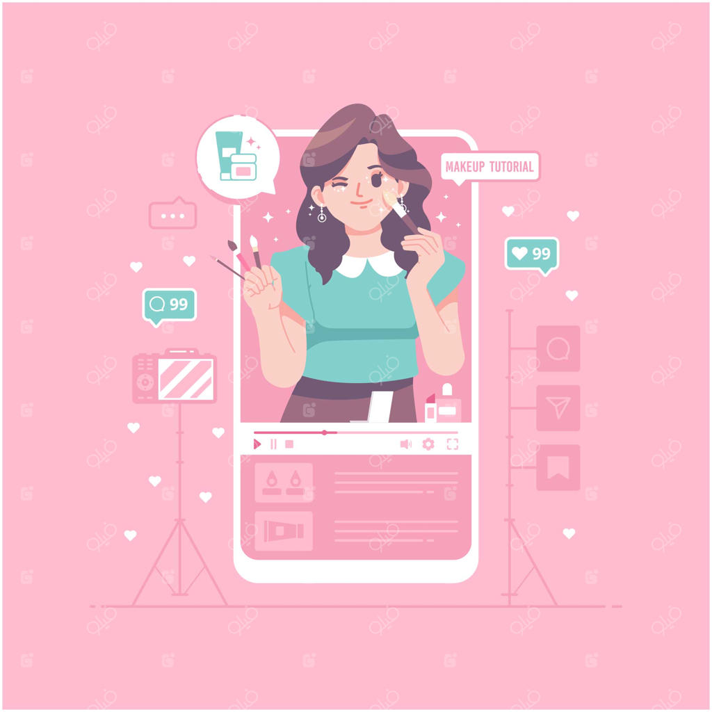 پس‌زمینه‌ای برای آموزش تصویری آرایش