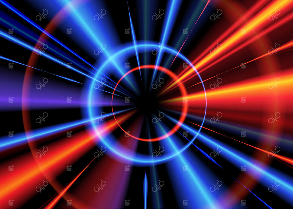 تأثیر نور دایره‌ای