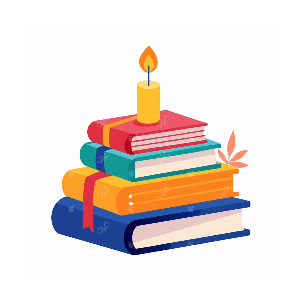 تصویرسازی کتاب‌ها به سبک طراحی تخت