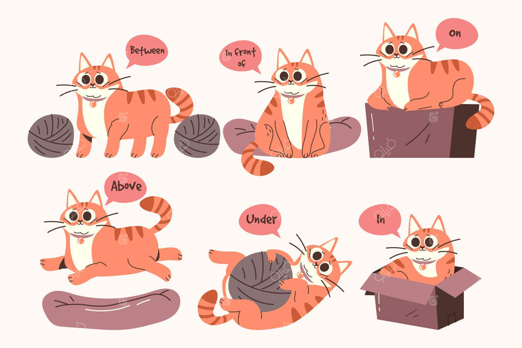 حروف اضافه انگلیسی برای کودکان