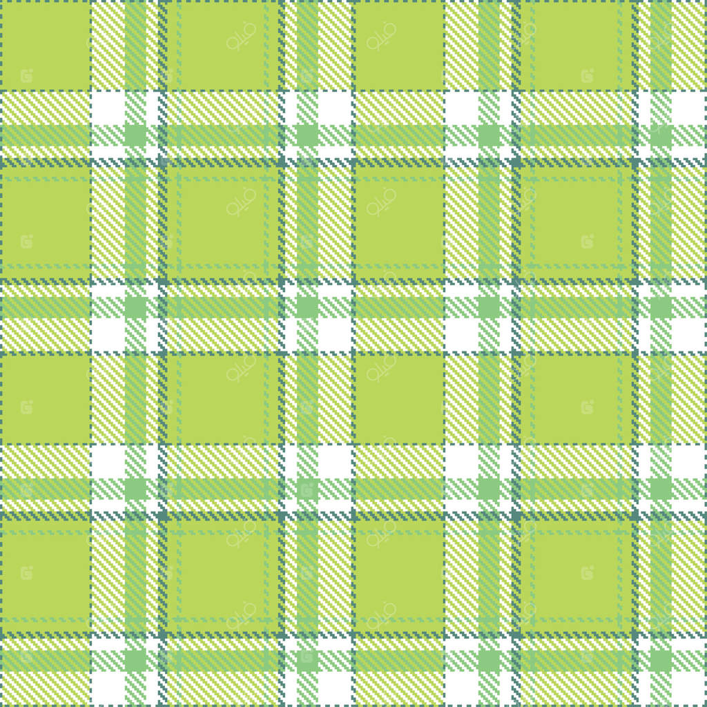 طرح مدرن چهارخانه با رنگ‌های زمستانی خنک و ملکه‌ نئون از طراحی پارچه‌های باغی