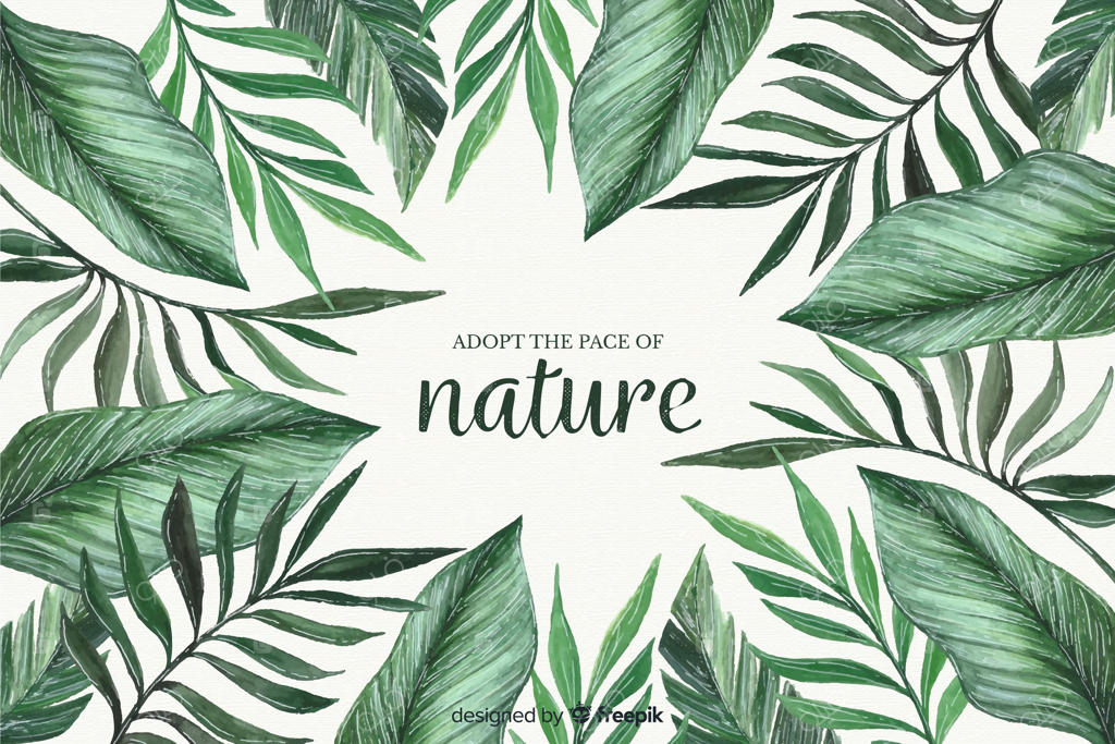 پس‌زمینه طبیعت با نقل قول