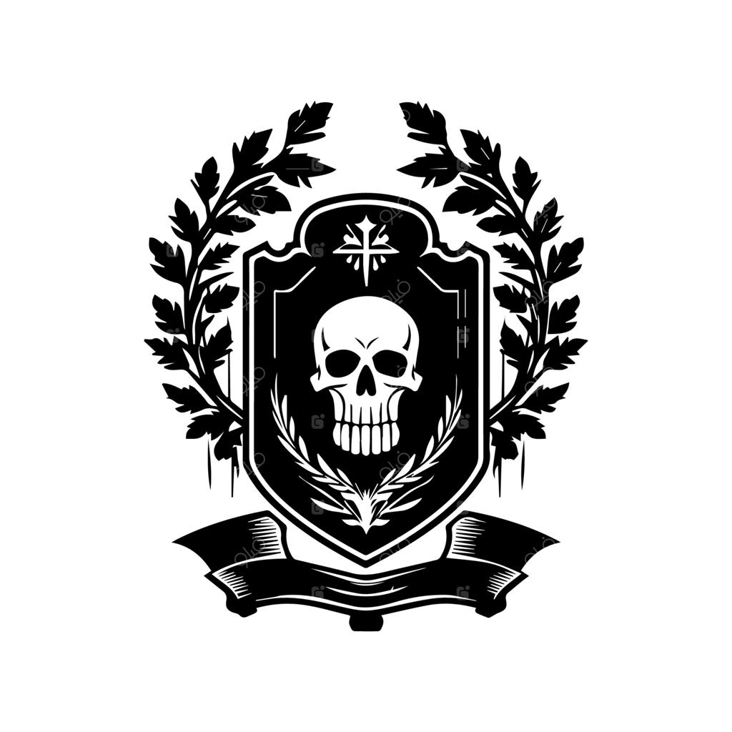 لوگوی آرایشگاه با طرح ستون سنتی و قیچی کلاسیک، ایده‌آل برای ظاهری وینتیج و نوستالژیک