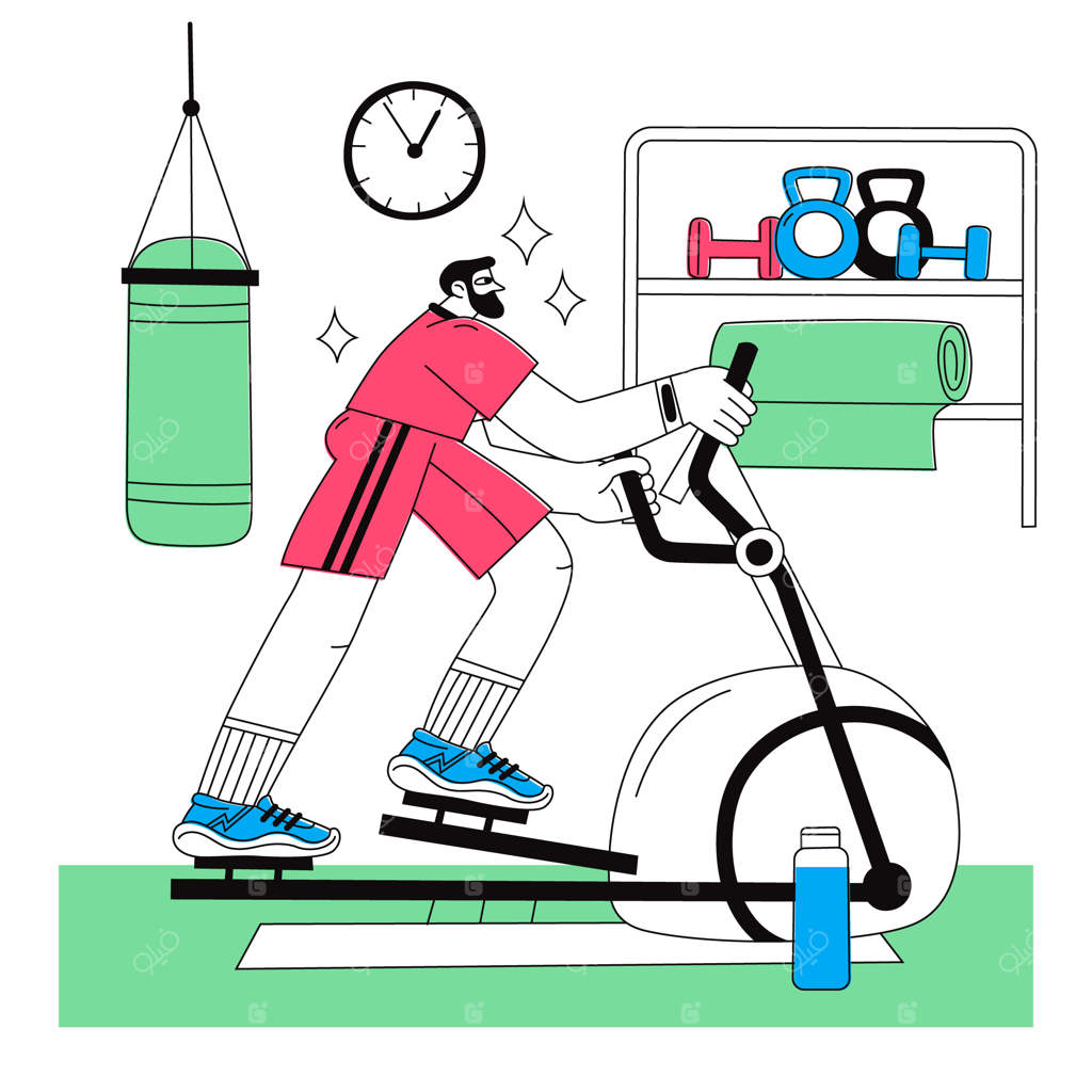 تصویرسازی تمرینات ورزشی