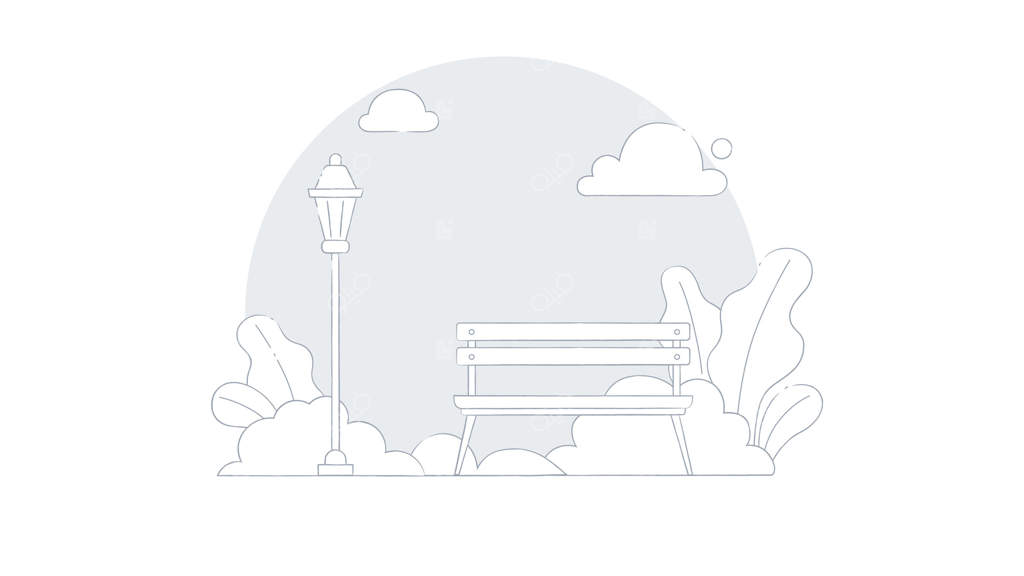 پس‌زمینه باغ با رنگ‌های دوگانه و گیاهان