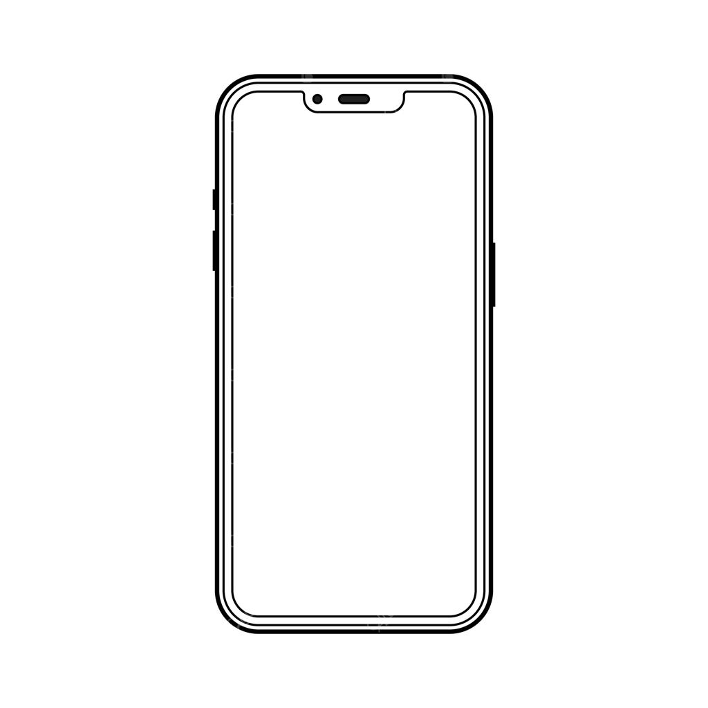 طرح خطی آیفون برای طراحی رابط و تجربه کاربری