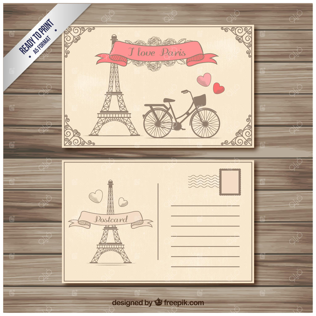 کارت‌پستال قدیمی پاریس