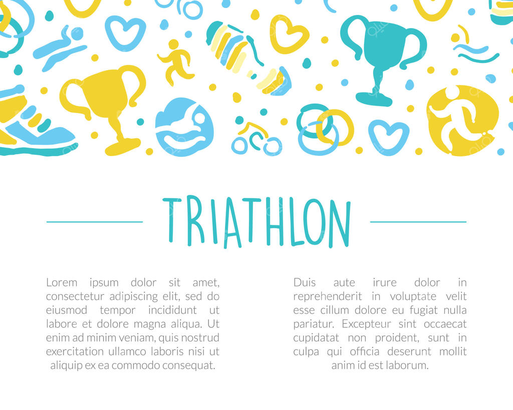 بنر سه‌گانه‌ورزشی با فضای متن، رویداد ورزشی، ماراتن، رقابت، دعوتنامه مسابقات، بنر، پوستر، پترن لوگو، طراحی دستی
