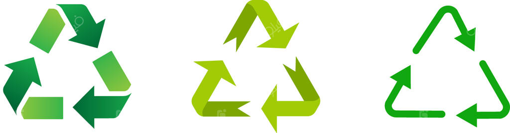 آیکون بازیافت: نماد سبز برای مدیریت زباله و محیط‌زیست