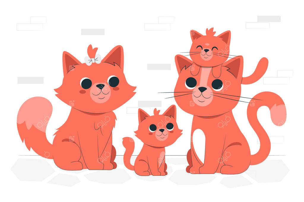 طرح مفهومی خانواده گربه‌ها