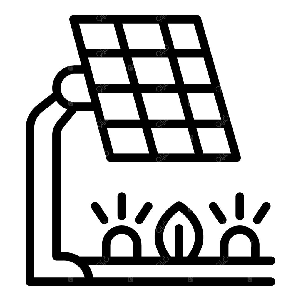 پنل خورشیدی در خدمت رشد گیاهان؛ نماد انرژی تجدیدپذیر و کشاورزی پایدار