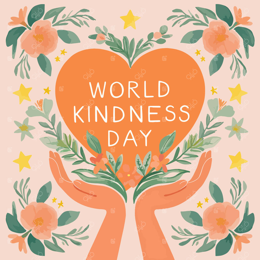 طرح وکتور گرامیداشت روز جهانی مهربانی