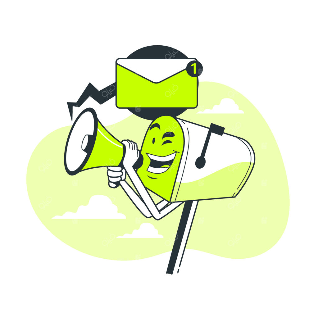 تصویرسازی مفهوم نامه‌رسانی