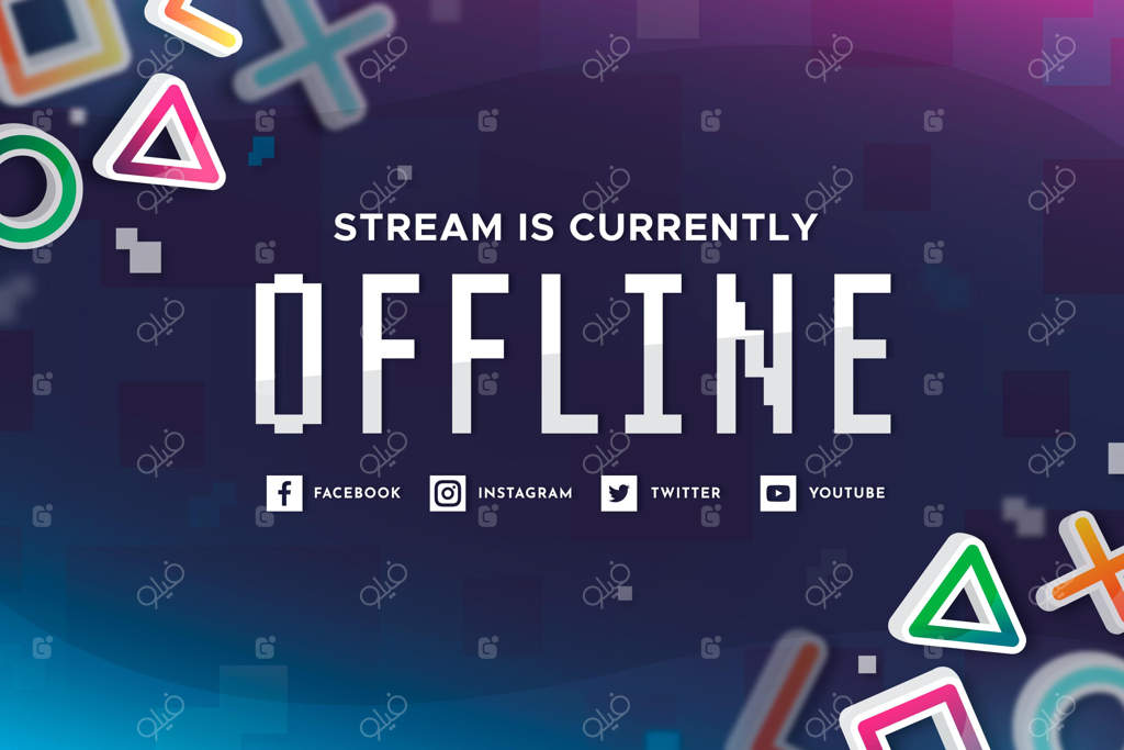 بنر آفلاین توییچ به سبک گیمرها