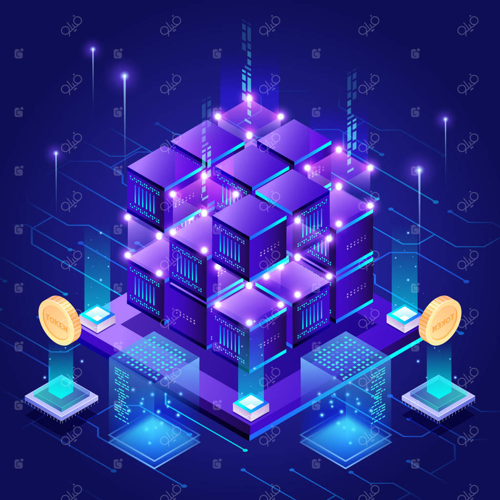 تصویرسازی بلاکچین گرادینت