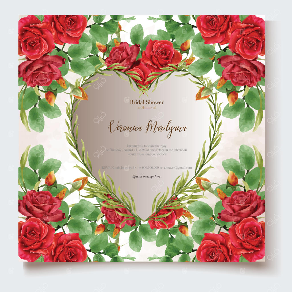 قالب‌های قاب دوش عروسی