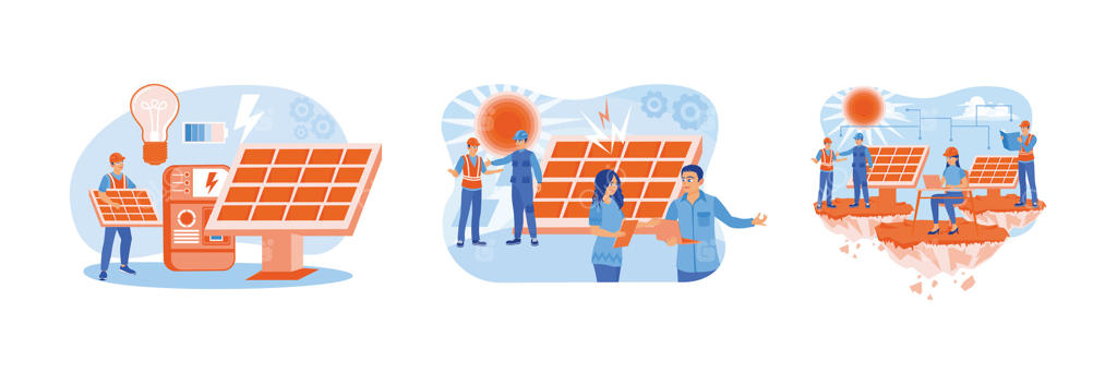 صنعت پایدار: استفاده از پنل‌های خورشیدی و انرژی خورشیدی در صنعت سبز.