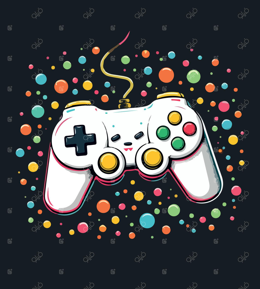 دسته بازی با یک دسته بازی روی آن