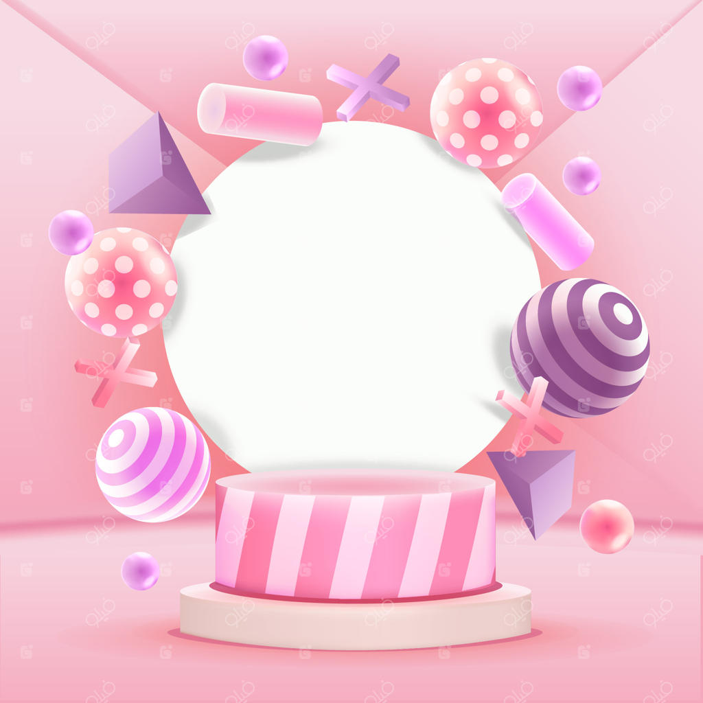 پس‌زمینه هندسی سه‌بعدی