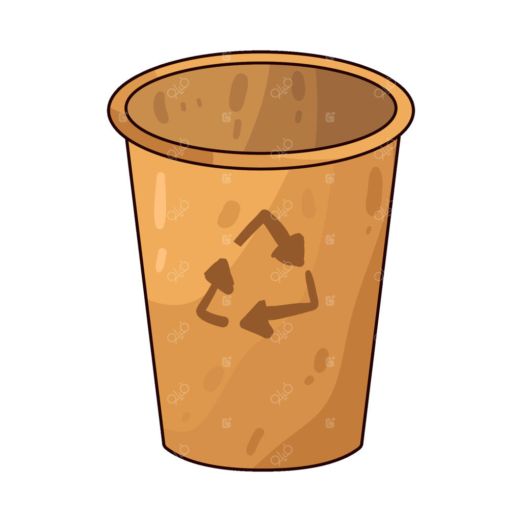 تصویرسازی از لیوان قابل استفاده مجدد