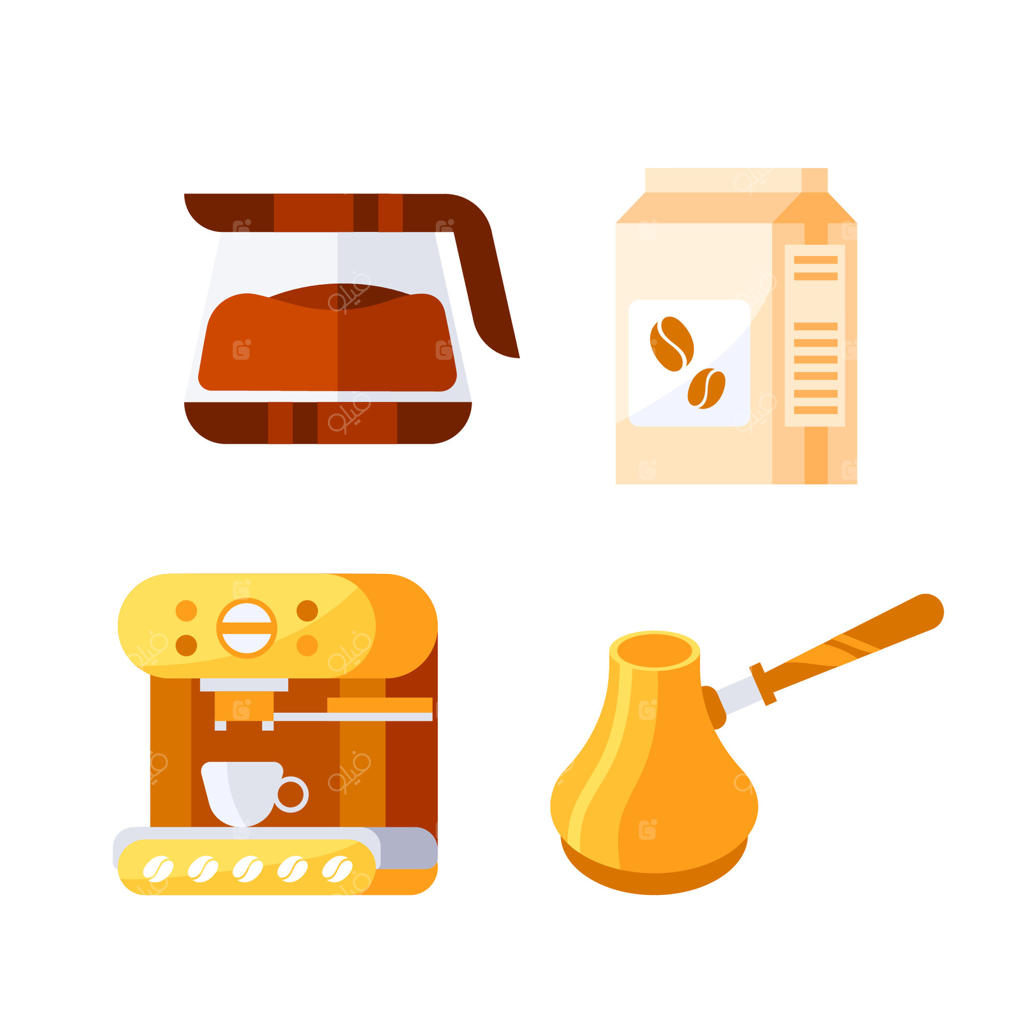 تجهیزات تهیه قهوه برای تهیه قهوه‌ای خوش‌طعم و معطر برای صبحانه یا استراحت قهوه