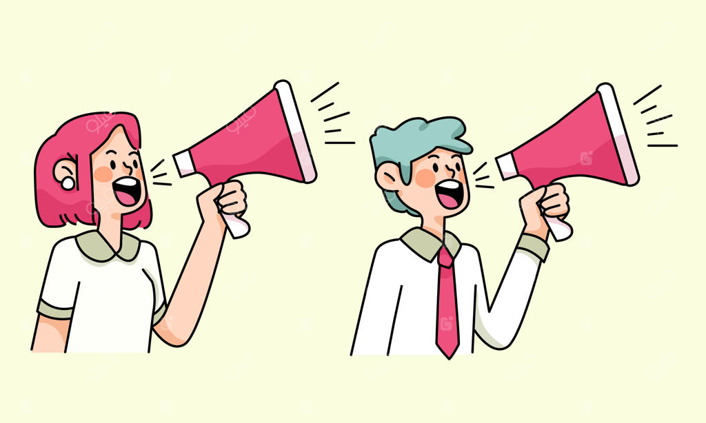 مردم شخصیت کارتونی بامزه را تشویق می‌کنند