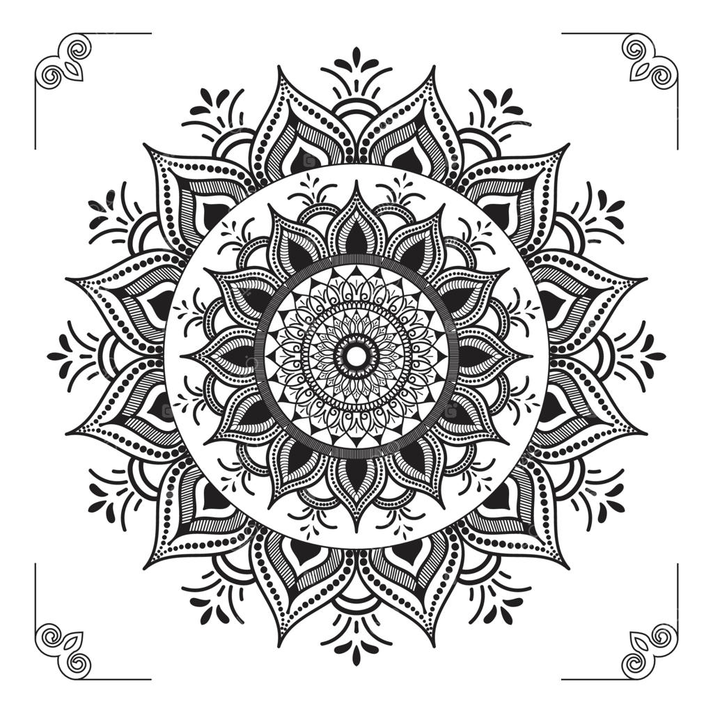طراحی لوکس و حرفه‌ای پس‌زمینه ماندالا: خلاقانه، مدرن و انتزاعی (طرح وکتور)