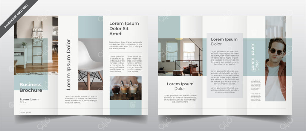 قالب بروشور سه‌لت مدرن و مینیمال