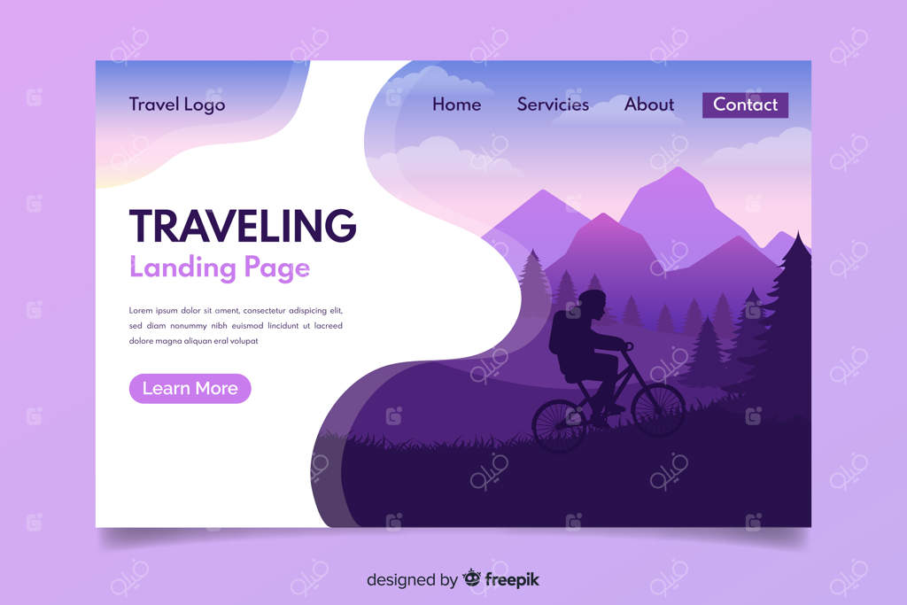 صفحه فرود گردشگری