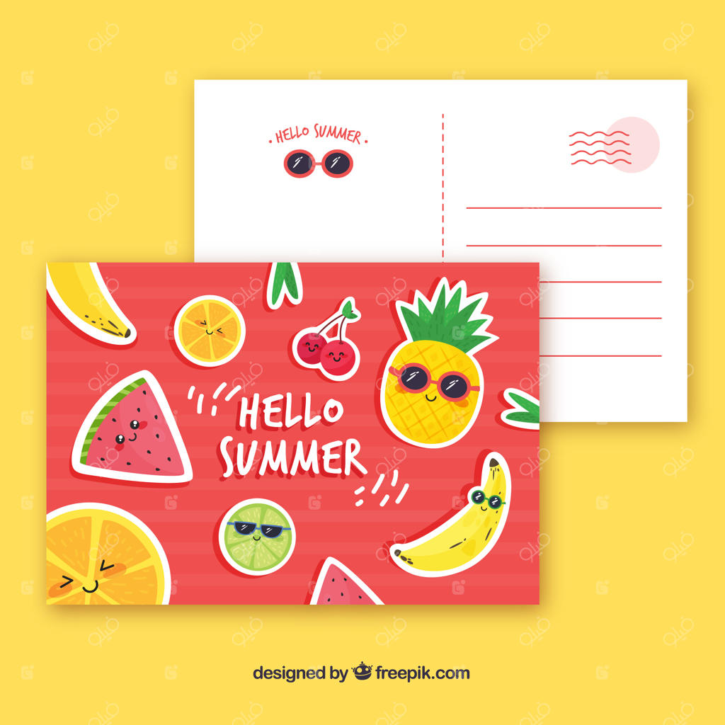 کارت‌پستال زیبای تابستانی