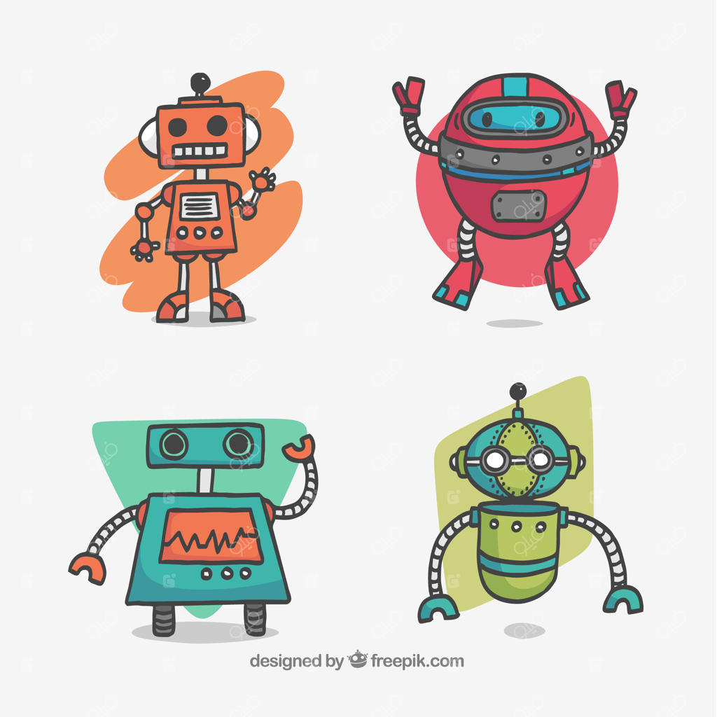 مجموعه ربات‌های طراحی دستی