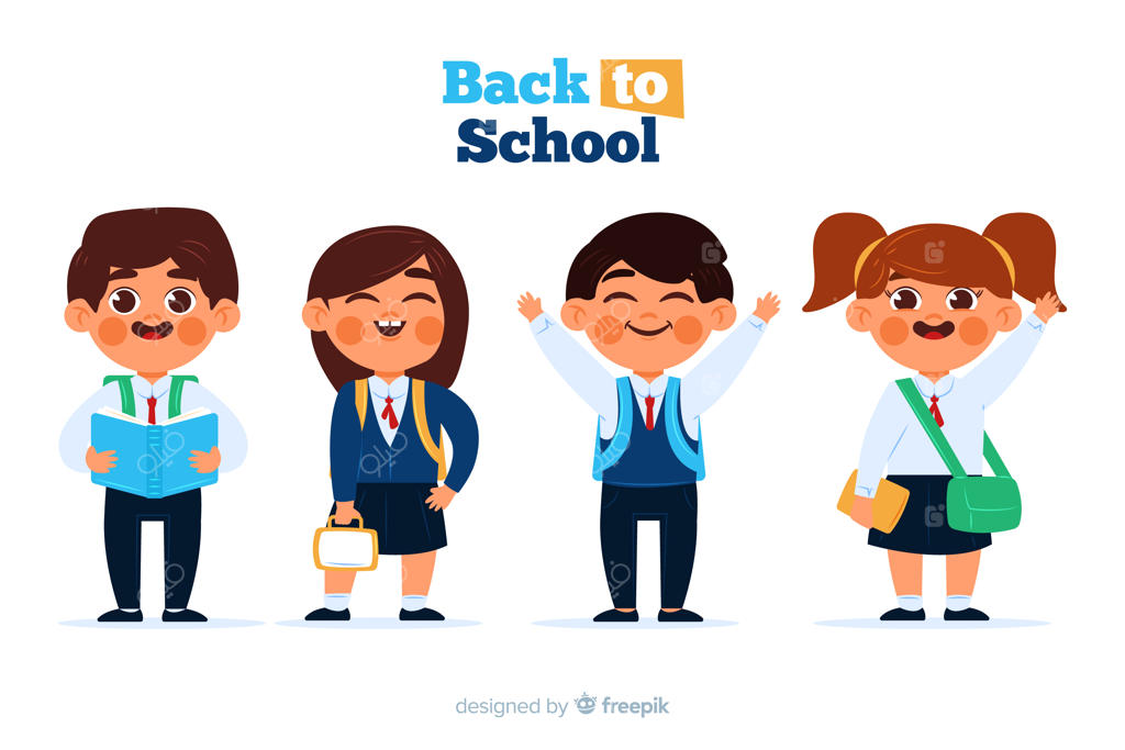 مجموعه طرح‌های تخت بازگشت به مدرسه کودکان