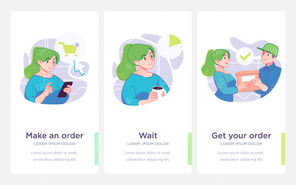 قالب اسلاید برای ارائه: تصویر مفهومی خرید وکتور