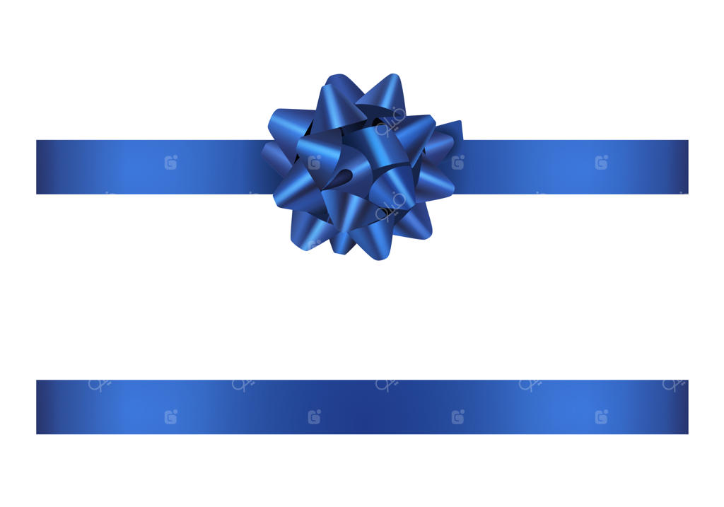 پاپیون و روبان آبی