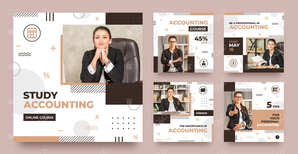 پست‌های اینستاگرامی حسابداری مالی