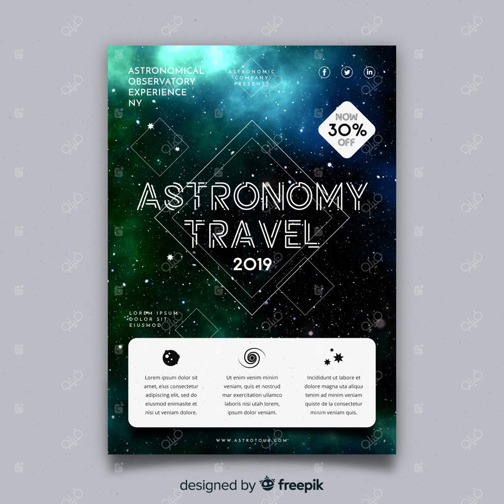 قالب بروشور برای نمایشگاه علمی