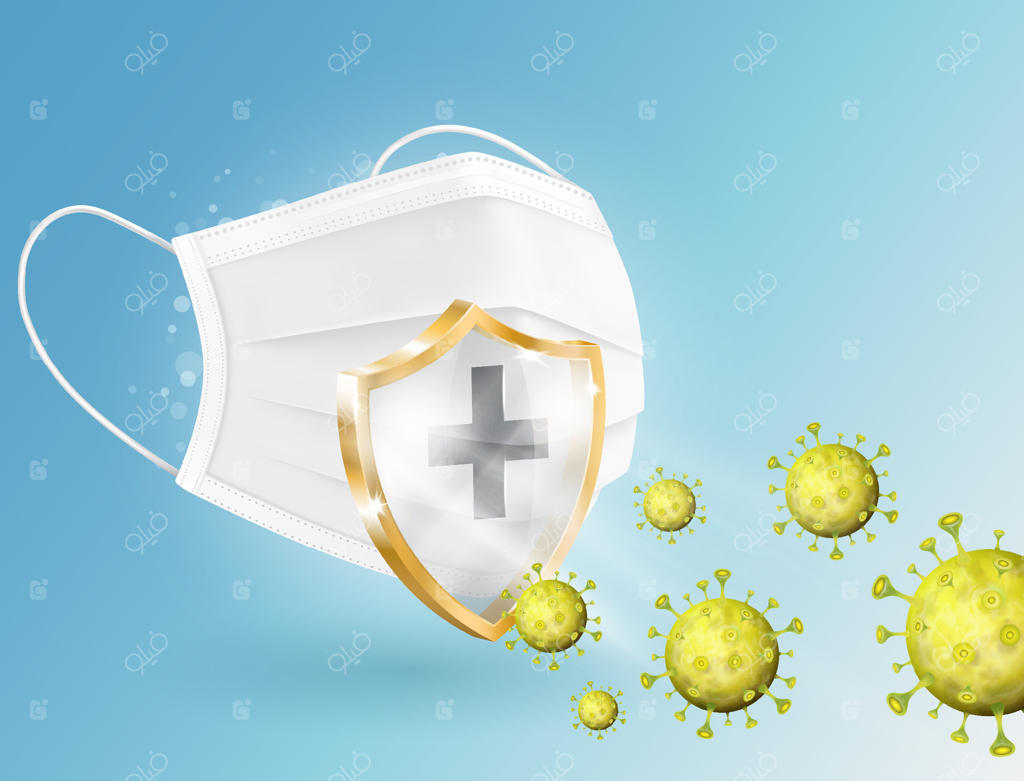 ماسک و شیلد محافظ در برابر ویروس‌ها