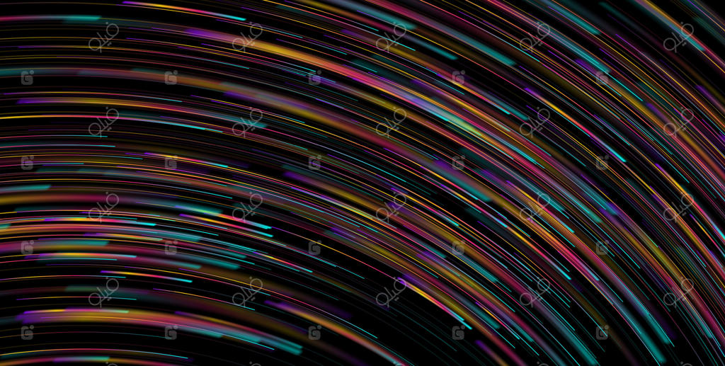 پس‌زمینه تکنولوژیک آینده‌نگر با خطوط رنگی نرم