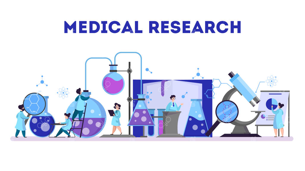 گروه دانشمندان در حال انجام تحقیقات پزشکی در آزمایشگاه