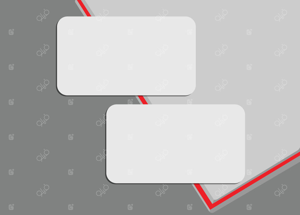 طراحی شیک کارت ویزیت موکاپ.