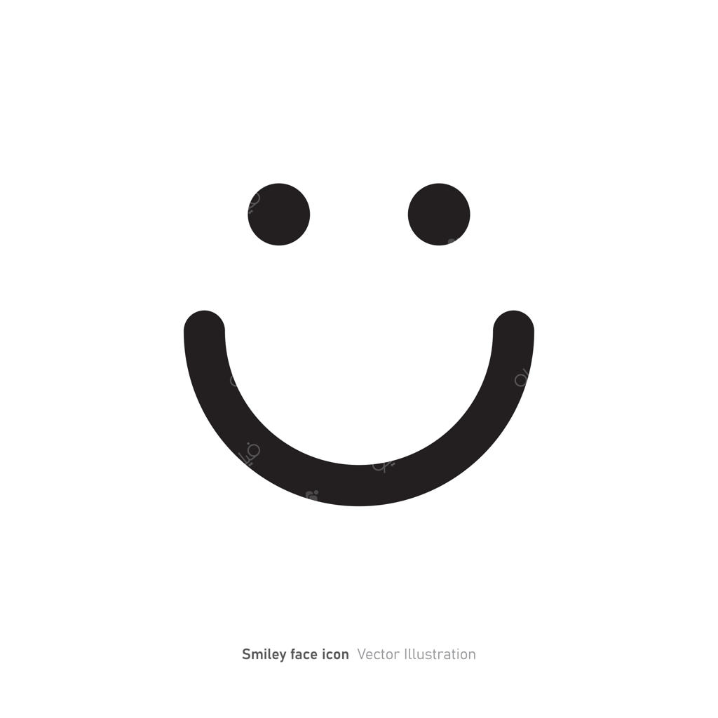 تصویرسازی وکتور طرح آیکون لبخند