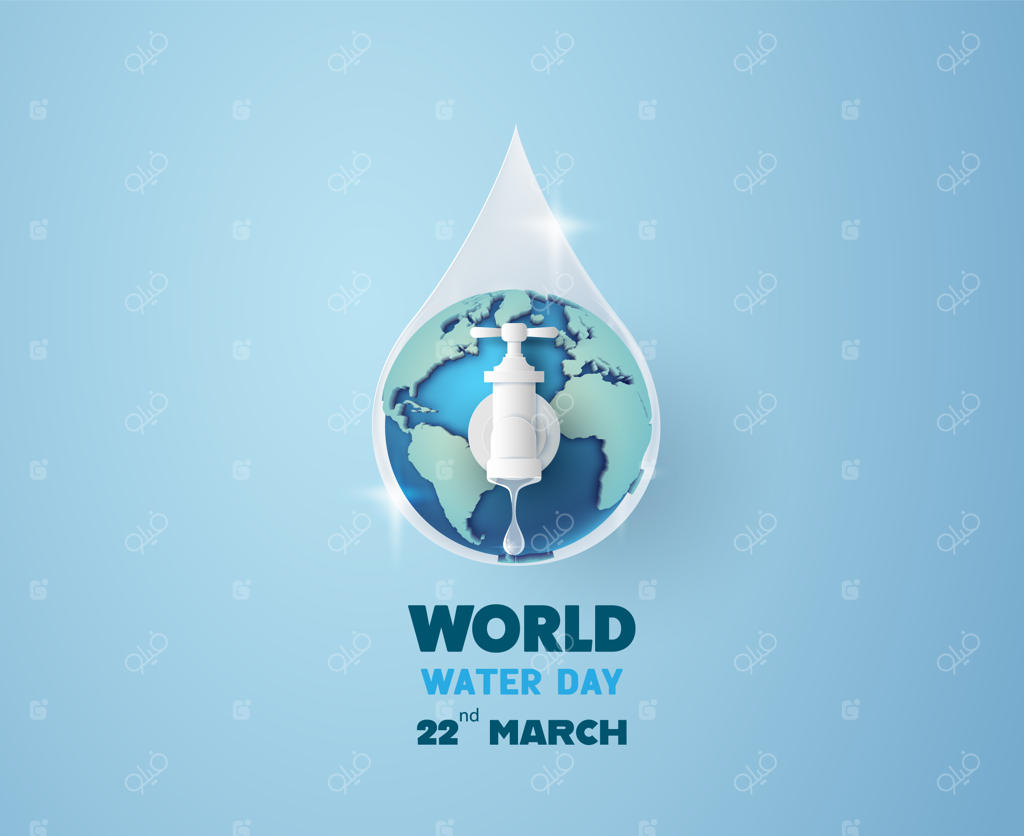 مفهوم بوم‌شناسی و روز جهانی آب: هنر کاغذی و کلاژ دیجیتالی