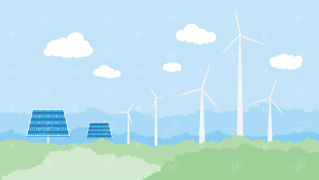 مزارع انرژی پاک، پنل‌های خورشیدی و توربین‌های بادی، فناوری صرفه‌جویی در مصرف انرژی، طراحی