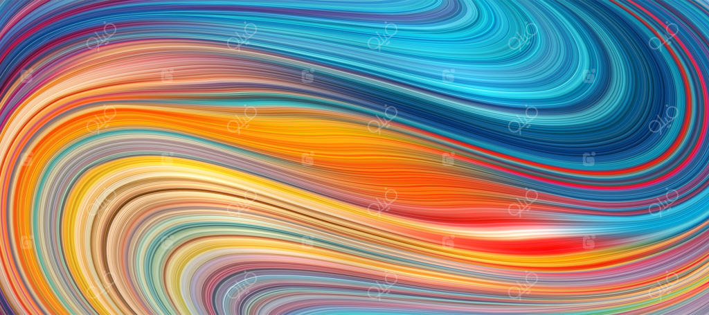 مرمر مایع با پس‌زمینه انتزاعی رنگارنگ